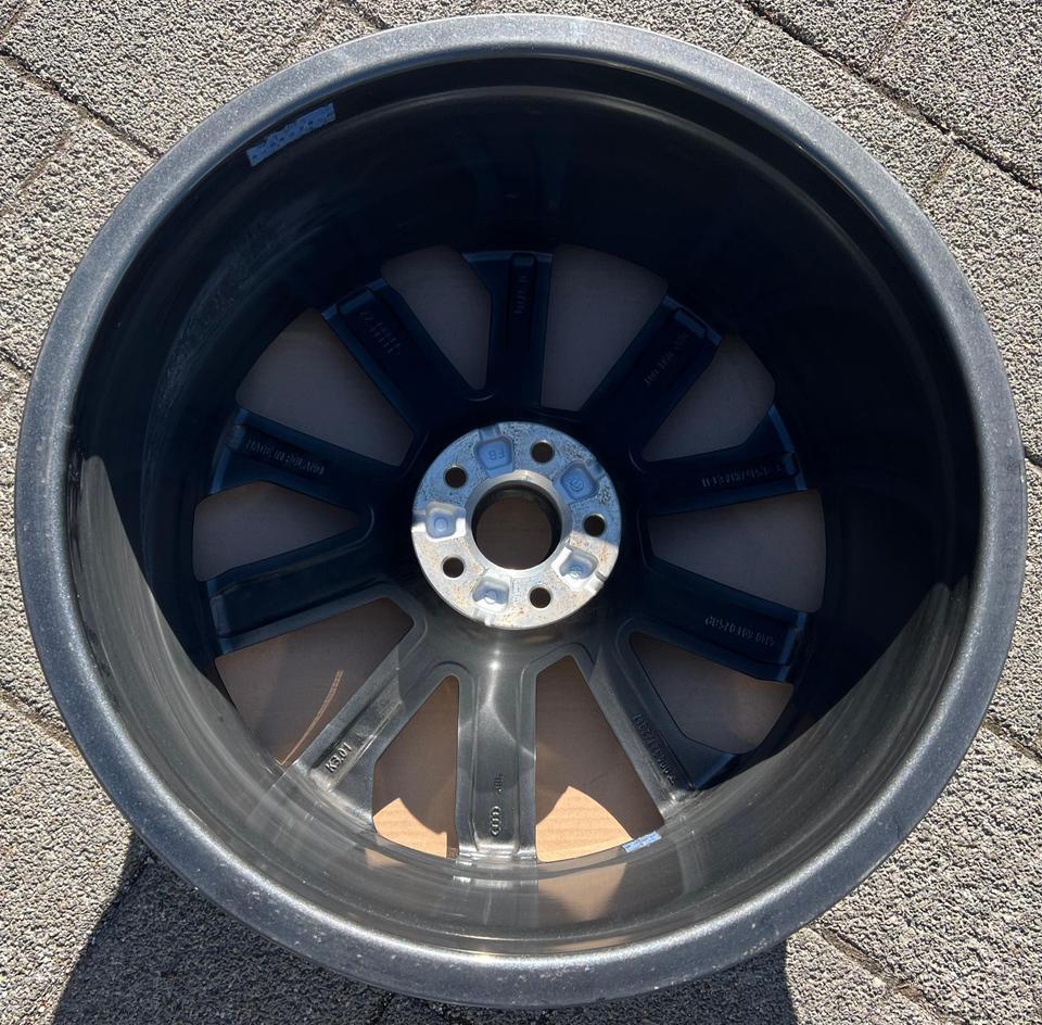 1X ORIGINAL 21" ALUFELGE AUDI Q7 4M 9,5x21 ET31 4M0601025BP #27BP – Bild 4