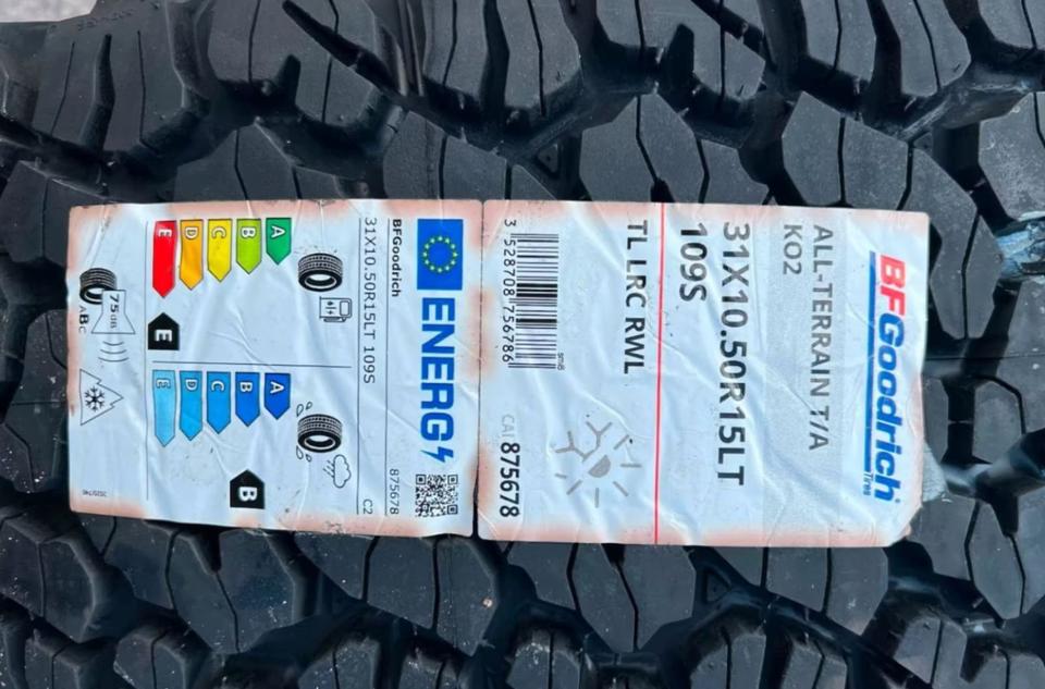 2 X 31x10,50R15 109S BFGOODRICH ALL-TERRAIN T/A KO2 2022 NEU – Bild 4