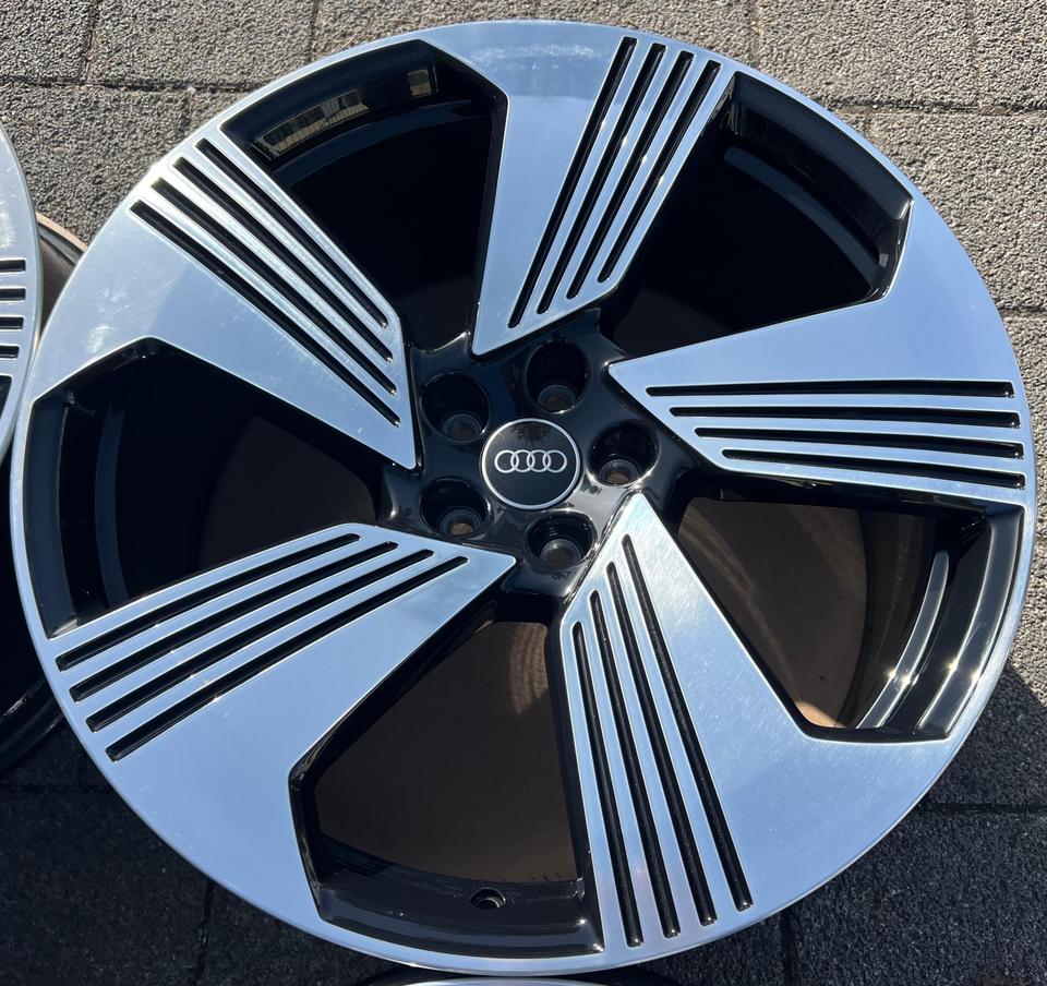 4 ORIGINAL 21" ALUFELGEN AUDI E-TRON & Q8 E-TRON GE GEN 4KE #27AV – Bild 2