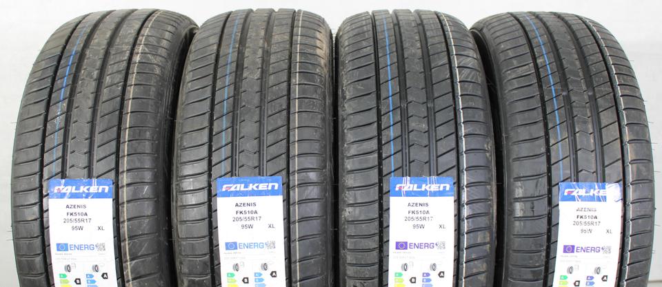 4x 205/55R17 95W FALKEN AZENIS FK510A SOMMERREIFEN AO NEU #1R1L – Bild 2