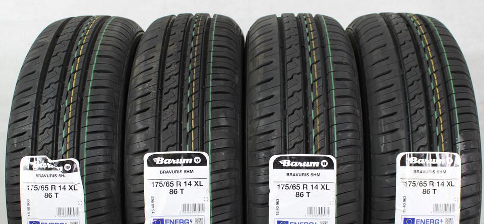 4x 175/65R14 86T BARUM BRAVURIS 5HM SOMMERREIFEN 2023 NEU #1VEC – Bild 2