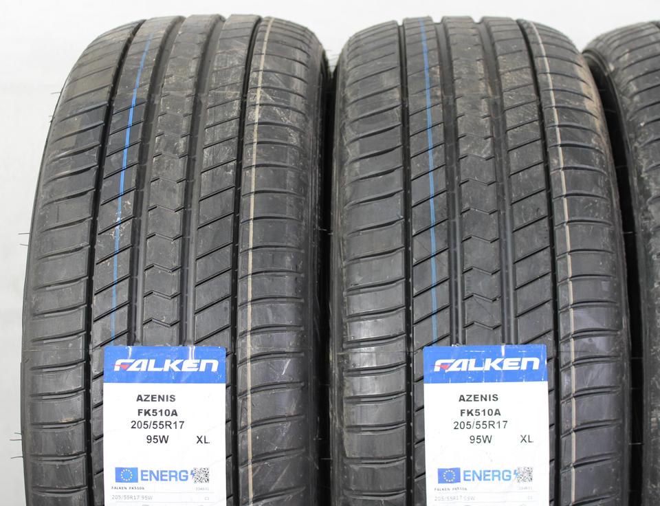 4x 205/55R17 95W FALKEN AZENIS FK510A SOMMERREIFEN AO NEU #1R1L – Bild 3