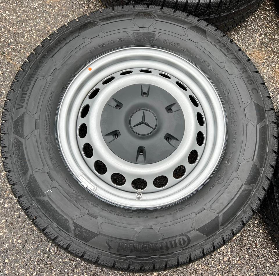 4 WINTERRÄDER MERCEDES SPRINTER W907 225/75R16C 121/120R #1DXL – Bild 3