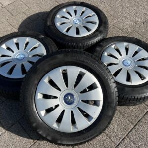 4 STAHLFELGEN 15" MERCEDES A-KLASSE 176 B-KLASSE 246 24640 #27BN
