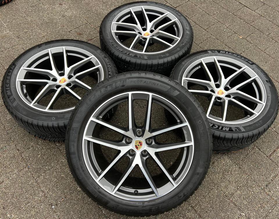 4 ORIGINAL 20" ALU WINTERRÄDER PORSCHE MACAN MICHELIN RDKS #24ED