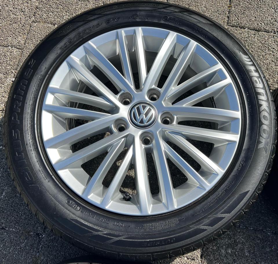 4 ORIGINAL ALU SOMMERRÄDER VW GOLF 7 VII AU 205/55R16 91V #1MNE – Bild 6