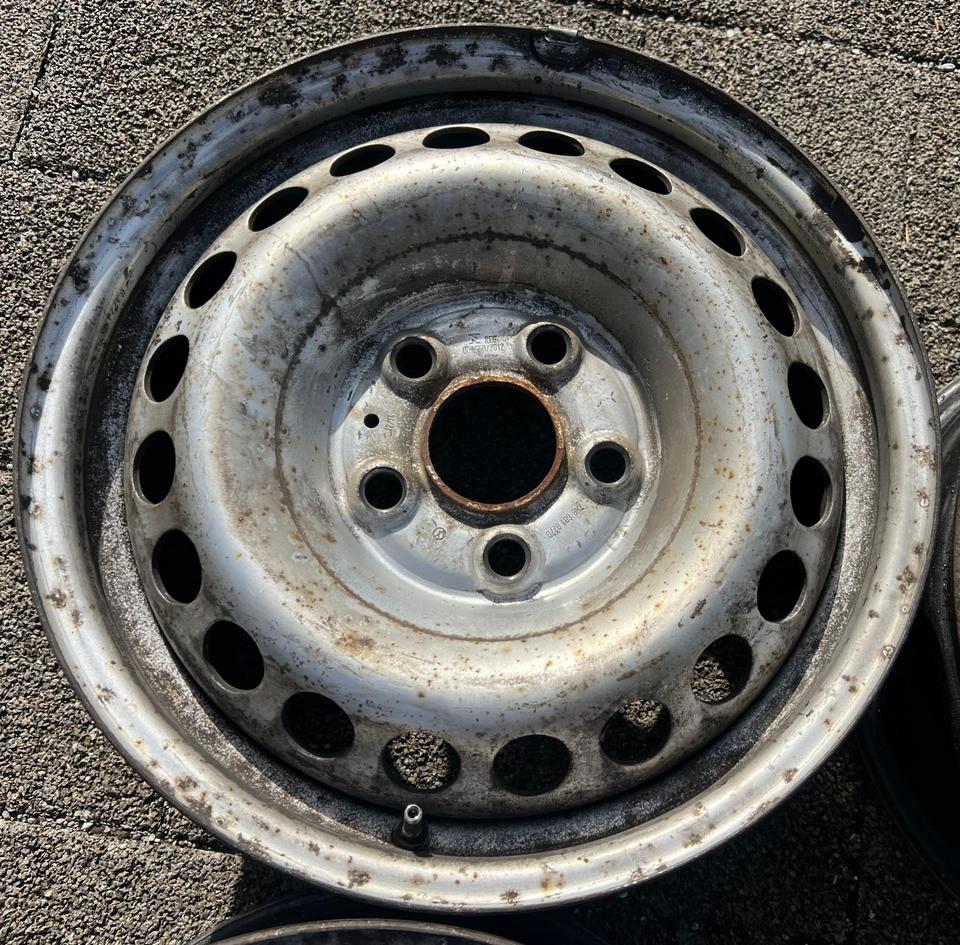 4 STAHLFELGEN 16" VW BUS T5 T6 6,5x16 ET51 5x120 FREIHAUS #229K – Bild 3