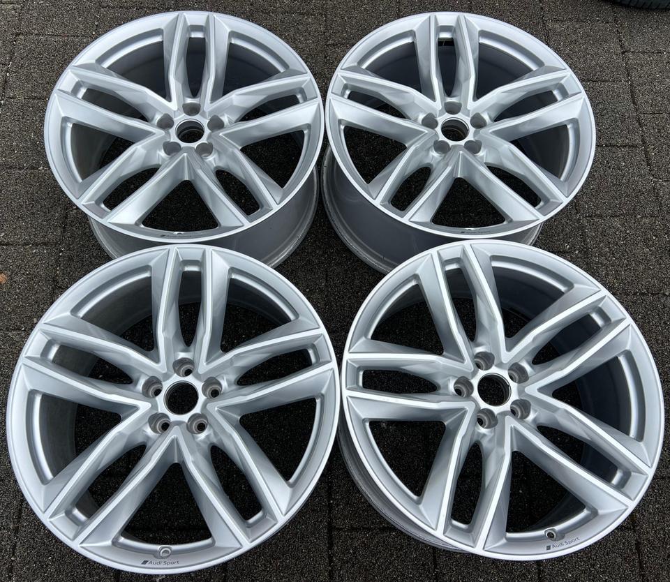 4 ORIGINAL 21" ALUFELGEN AUDI Q7 4M 4M0601025S 9,5x21 ET31 #1YRS
