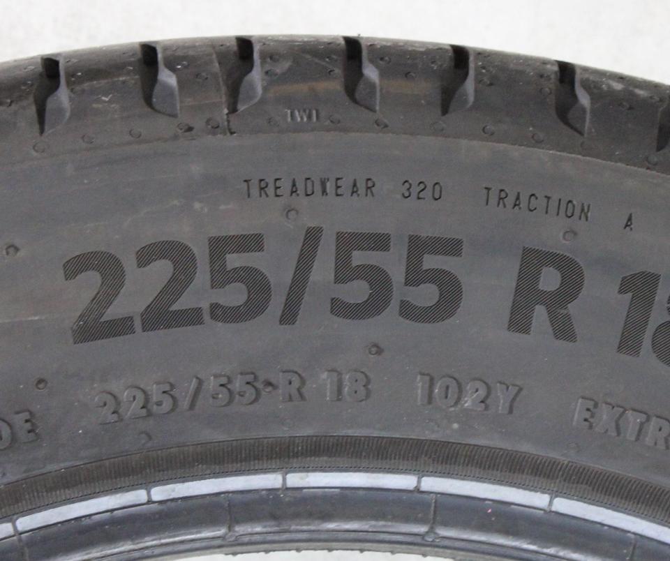 2x 225/55R18 102Y CONTINENTAL SOMMERREIFEN 2024 XL #24QX – Bild 5