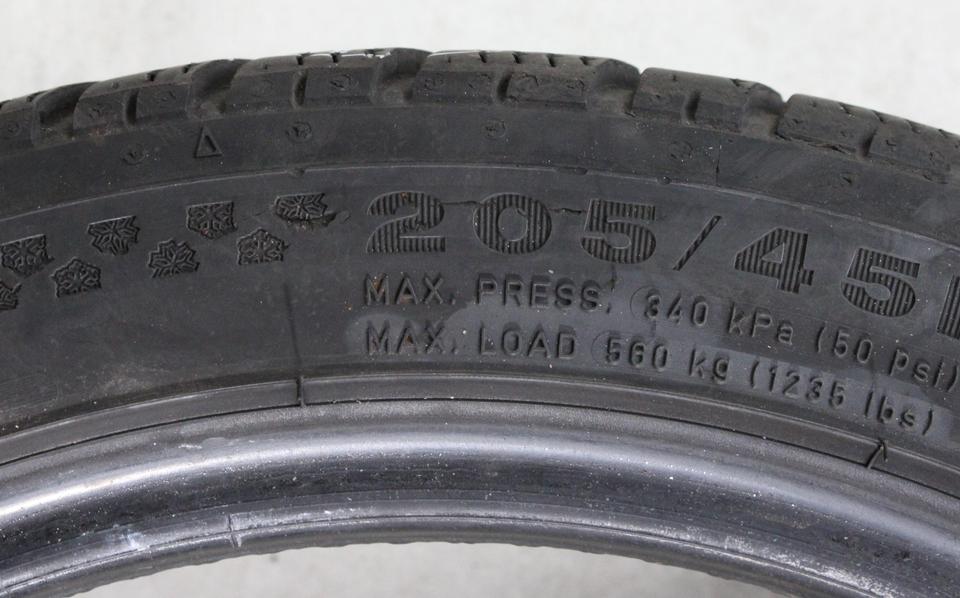 2x 205/45R17 88V DUNLOP SP WINTER SPORT 4D WINTERREIFEN * #24QB – Bild 6