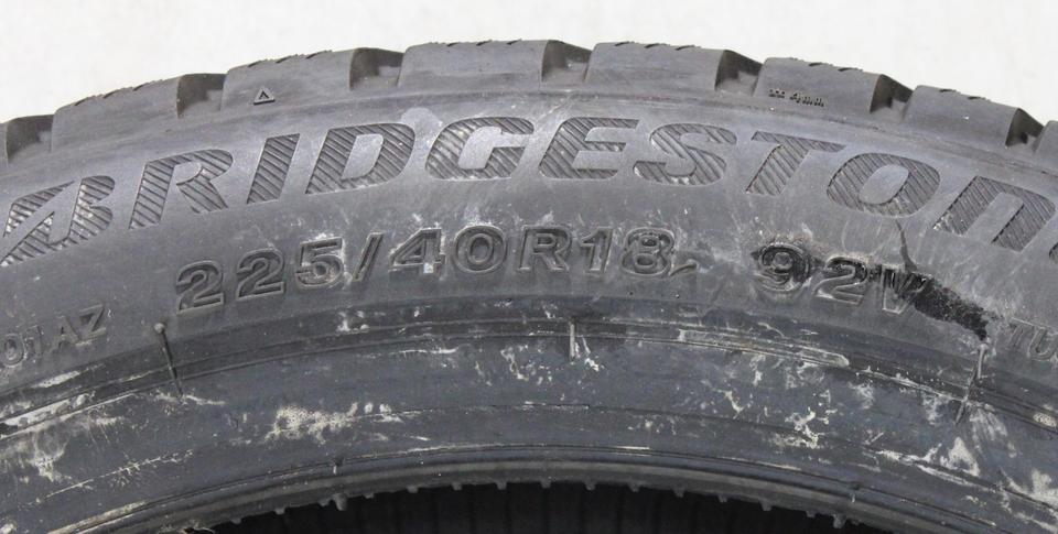 4x 225/40R18 92V BRIDGESTONE WINTERREIFEN RUNFLAT 2019 #25UB – Bild 6