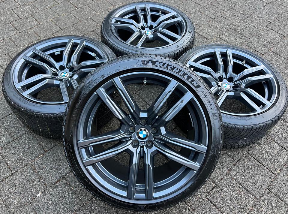 4 ORIGINAL 21" ALU WINTERRÄDER BMW X5M F95 X6M F96 M808 #1PXI