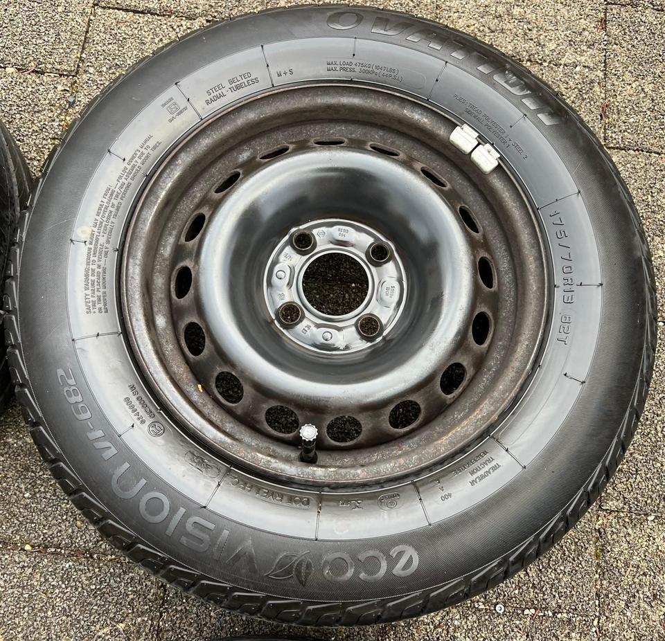 4 SOMMERRÄDER RENAULT MEGANE i 19 21 CLIO B 175/70R13 82T #1QRO – Bild 3