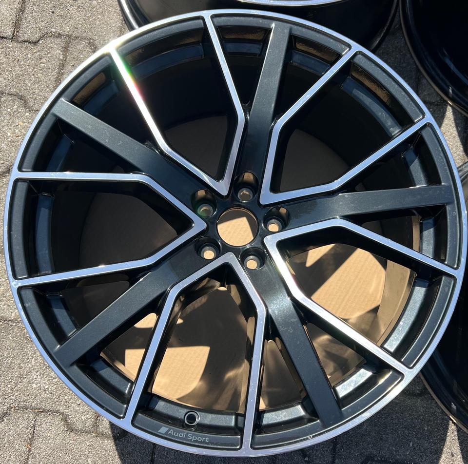 4 ORIGINAL 22" ALUFELGEN AUDI Q8 4M8601025CQ 10x22 ET21 #1WFO – Bild 4