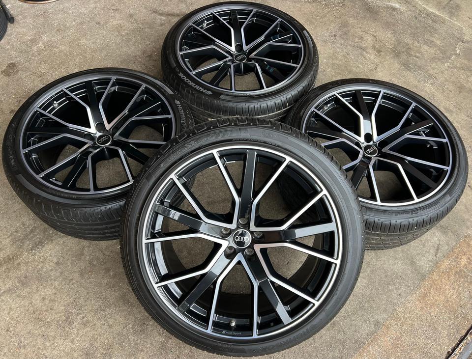 4 ORIGINAL 22" ALU SOMMERRÄDER AUDI Q7 SQ7 4M 4M0601025CP #24IP
