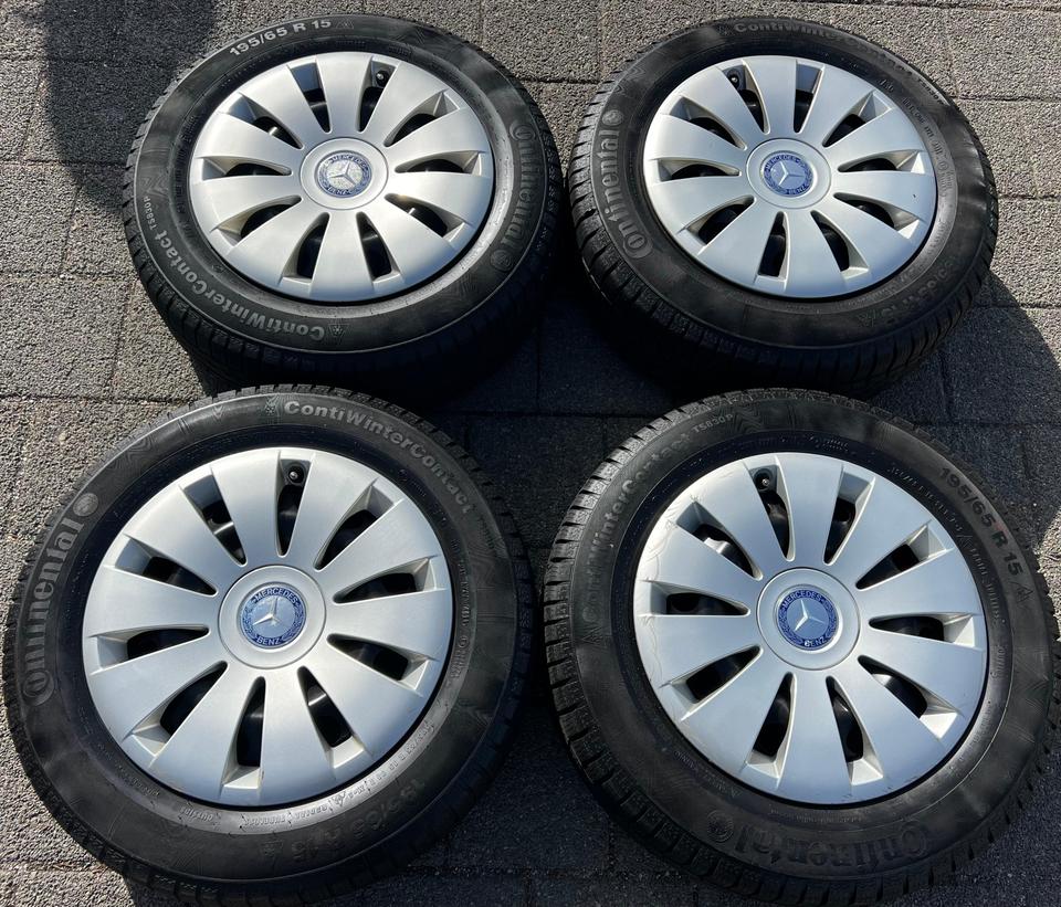 4 STAHLFELGEN 15" MERCEDES A-KLASSE 176 B-KLASSE 246 24640 #27BN – Bild 2