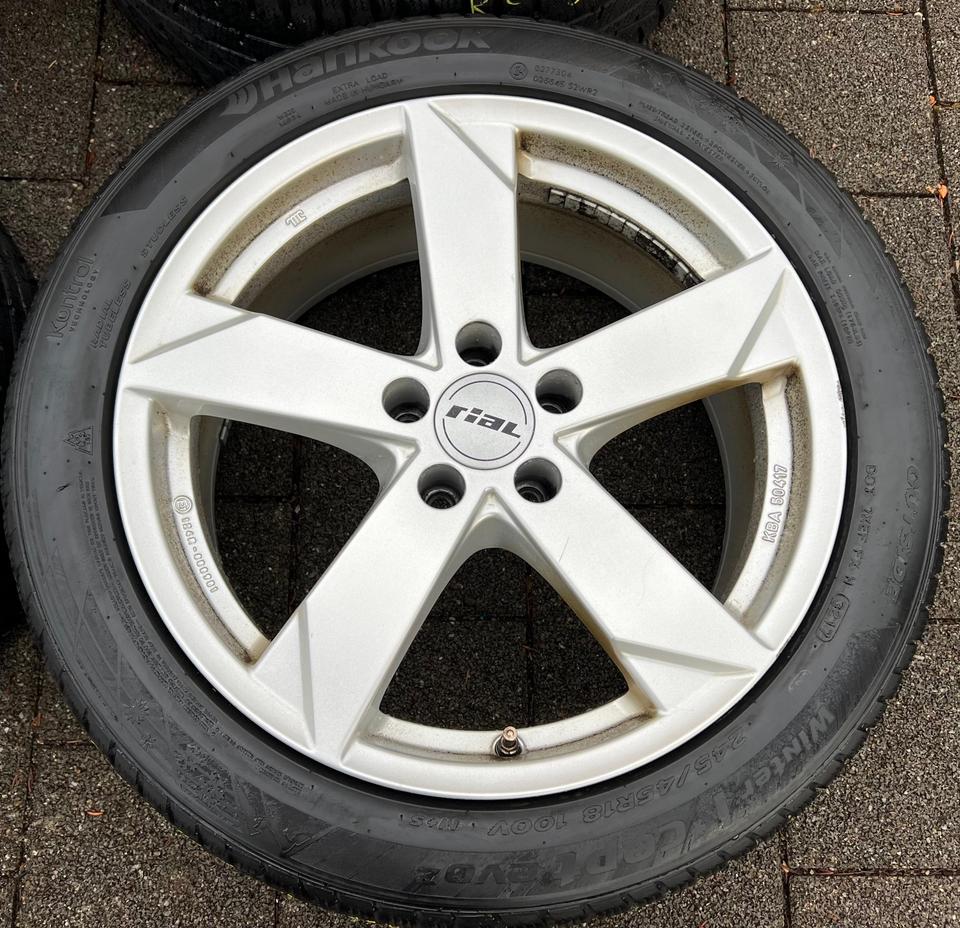 4 RIAL 18" ALUFELGEN AUDI A4 8K A5 B8 A6 4G A8 4H Q5 8R FY #1VOF – Bild 5