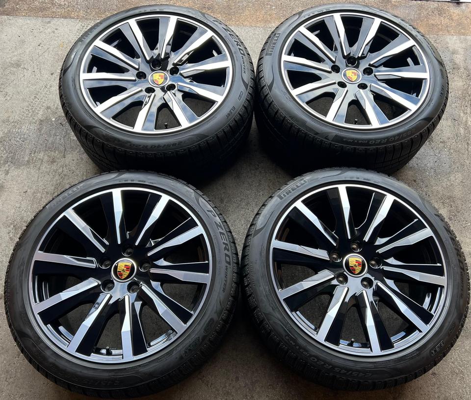 4 ORIGINAL 20" ALU WINTERRÄDER PORSCHE TAYCAN TEQUIPMENT #245F – Bild 2