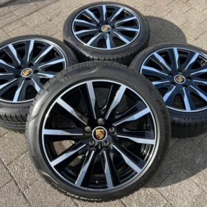 4 ORIGINAL 20" ALU WINTERRÄDER PORSCHE TAYCAN TEQUIPMENT #22OP