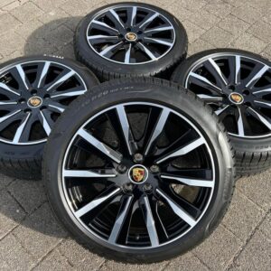 4 ORIGINAL 20" ALU WINTERRÄDER PORSCHE TAYCAN TEQUIPMENT #22OR