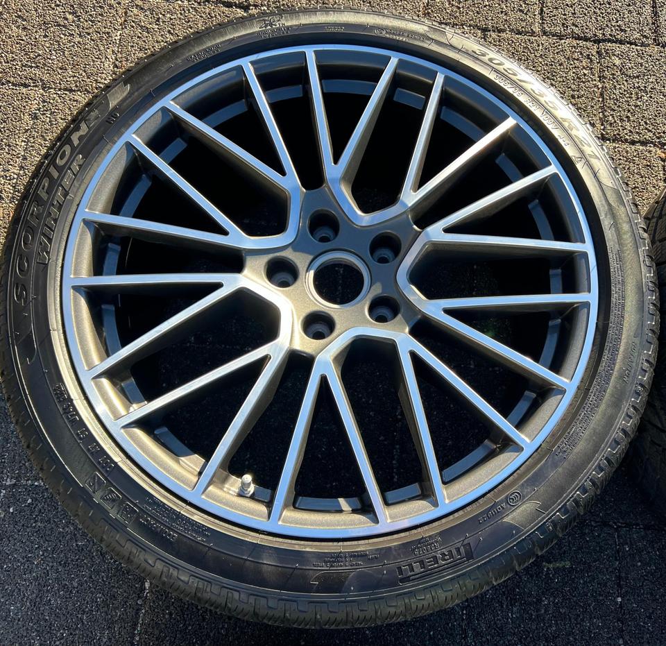 4 ORIGINAL 21" ALU WINTERRÄDER PORSCHE CAYENNE 9YA PIRELLI #24BG – Bild 3
