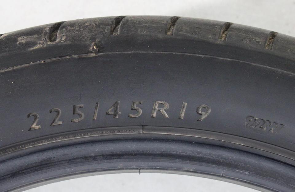 2x 225/45R19 92W DUNLOP SPORT MAXX RT SOMMERREIFEN 2016 #22BI – Bild 6