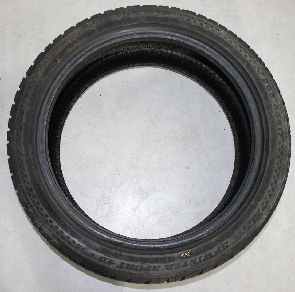 2x 205/45R17 88V DUNLOP SP WINTER SPORT 4D WINTERREIFEN * #24QB – Bild 7