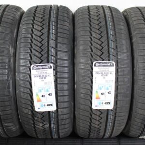 4x 245/45R20 103W CONTINENTAL WINTERREIFEN 2019 NEU FREIHAU #1TOD