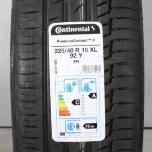 1x 225/40R18 92Y CONTINENTAL PREMIUM CONTACT 6 2021 XL NEU #24BX
