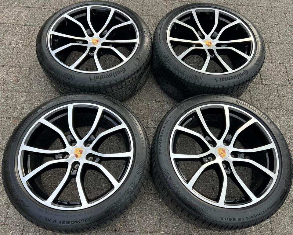 4 ORIGINAL 21" ALU WINTERRÄDER PORSCHE CAYENNE COUPE E3 9Y #22IB – Bild 2