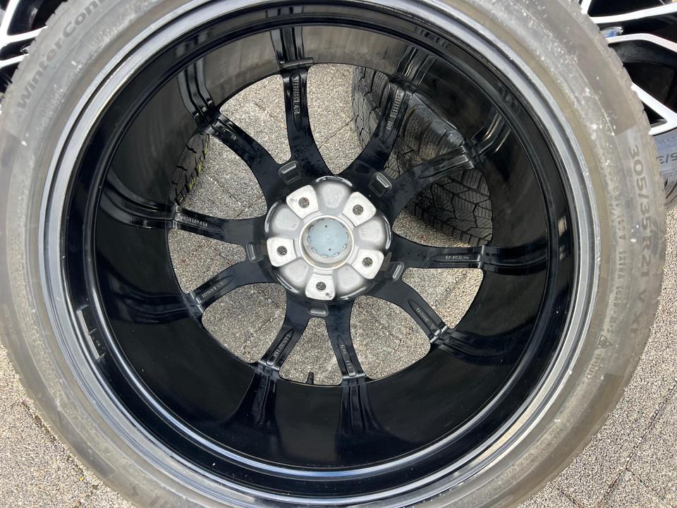 4 ORIGINAL 21" ALU WINTERRÄDER PORSCHE CAYENNE COUPE E3 9Y #22IB – Bild 8