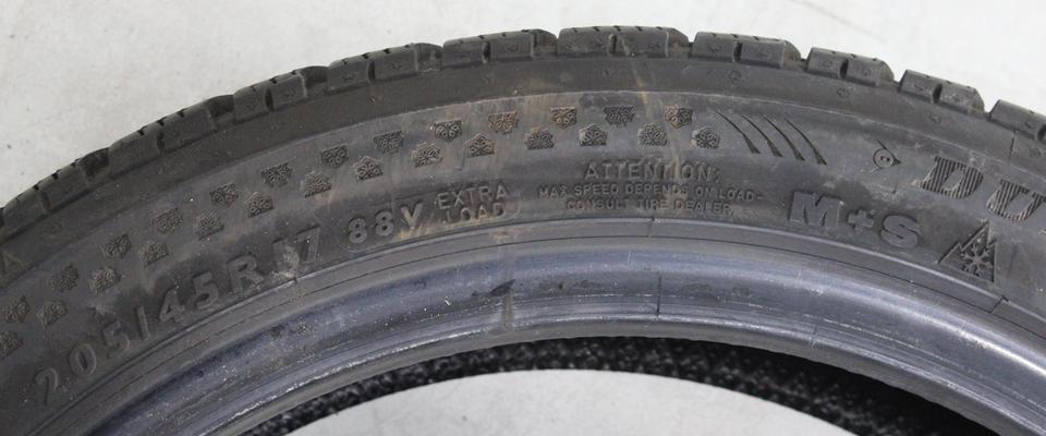 2x 205/45R17 88V DUNLOP SP WINTER SPORT 4D WINTERREIFEN * #24QB – Bild 5