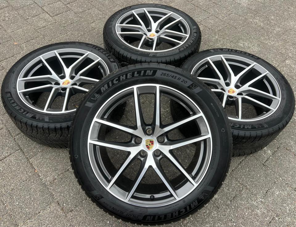 4 ORIGINAL 20" ALUFELGEN PORSCHE MACAN 95B 95B601025EJ RDKS #25VA