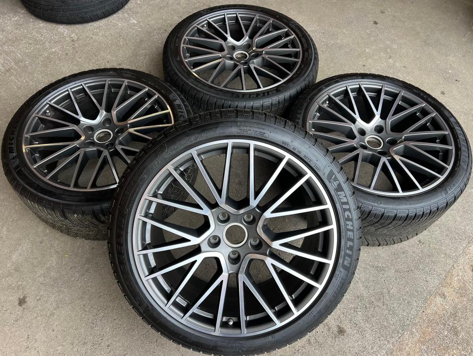 4 ORIGINAL 21" ALU WINTERRÄDER PORSCHE CAYENNE 9YA MICHELIN #23YE