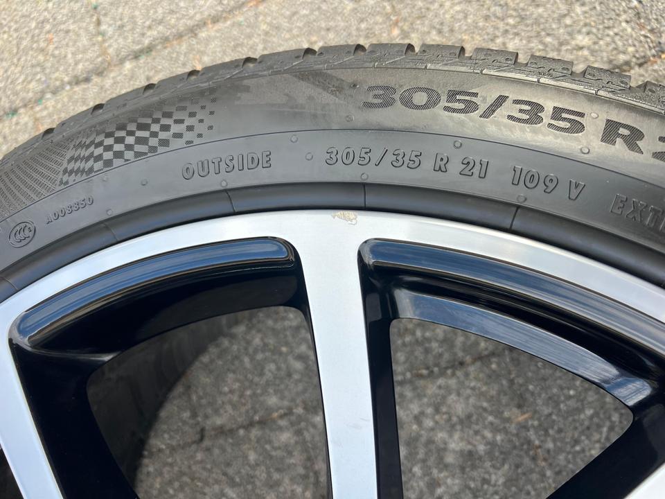 4 ORIGINAL 21" ALU WINTERRÄDER PORSCHE CAYENNE COUPE E3 9Y #22IB – Bild 7