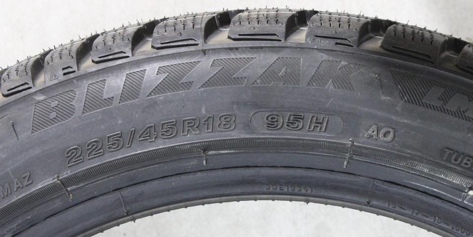 2x 225/45R18 95H BRIDGESTONE WINTERREIFEN NEU 2021 #266L – Bild 5