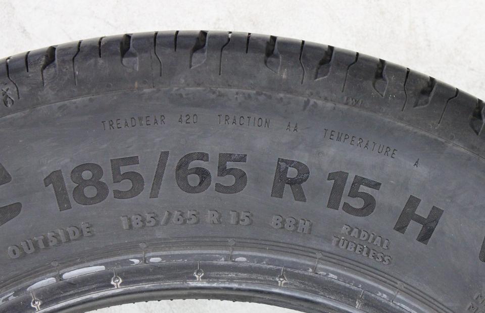 2x 185/65R15 88H CONTINENTAL ECO CONTACT 6 SOMMERREIFEN #273S – Bild 5