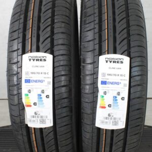 2x 195/70R15C 104/102S NOKIAN CLINE SOMMERREIFEN 2022 #279G