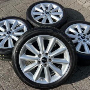 4 ORIGINAL 17" ALU SOMMERRÄDER MINI CLUBMAN F54 BRIDGESTONE #22SU