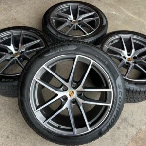4 ORIGINAL 20" ALU WINTERRÄDER PORSCHE MACAN PIRELLI RDKS  #22QG
