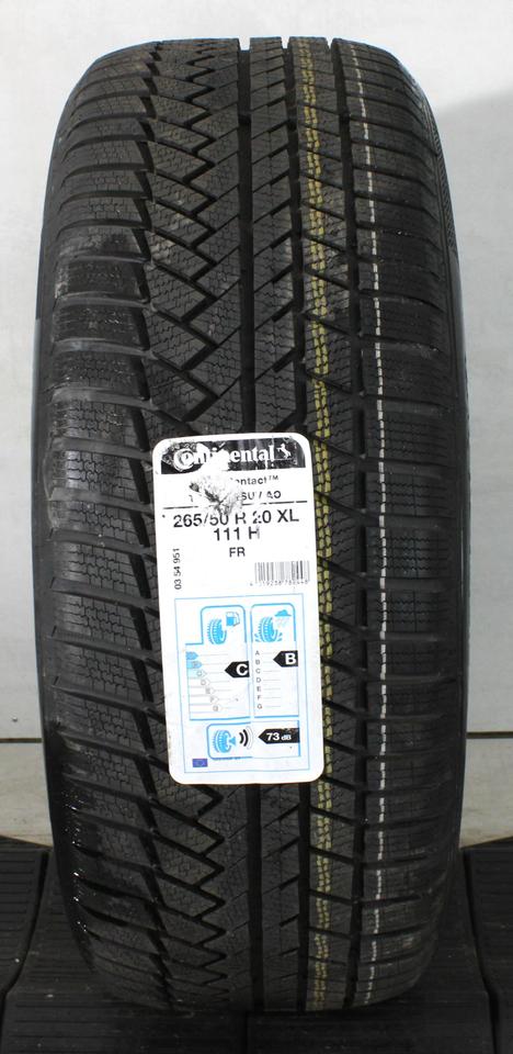 1x 265/50R20 111H CONTINENTAL WINTER CONTACT TS850P NEU #258X