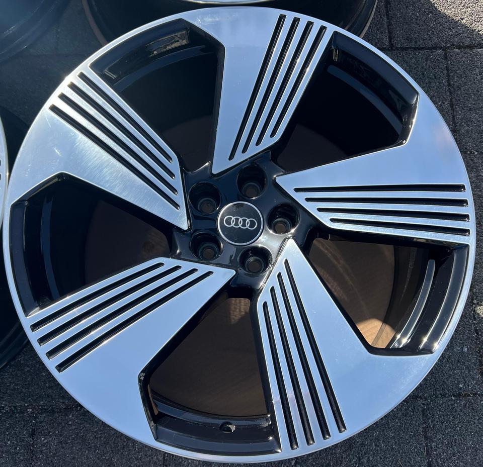 4 ORIGINAL 21" ALUFELGEN AUDI E-TRON & Q8 E-TRON GE GEN 4KE #27AV – Bild 5
