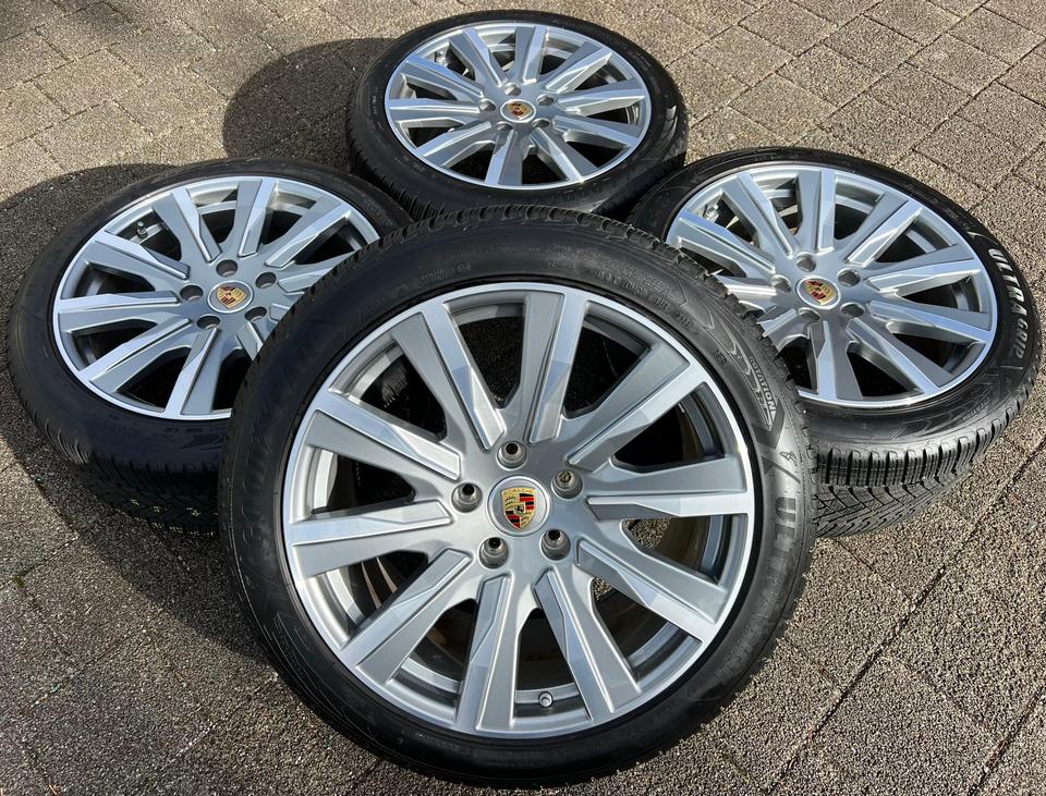 4 ORIGINAL 20" ALU WINTERRÄDER PORSCHE TAYCAN TEQUIPMENT #22XP