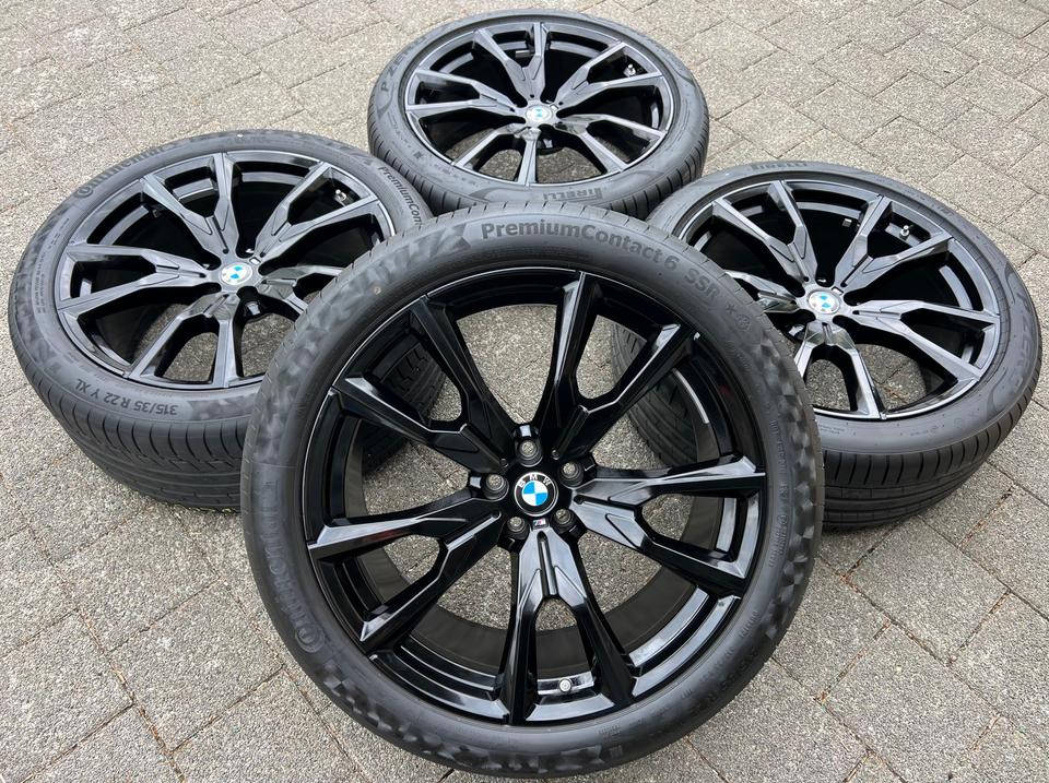4 ORIGINAL 22" ALU SOMMERÄDER BMW X7 G07 STYLING 755M RDKS #1WYX