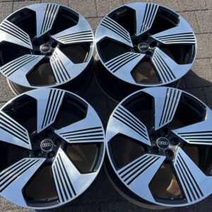 4 ORIGINAL 21" ALUFELGEN AUDI E-TRON & Q8 E-TRON GE GEN 4KE #27AV