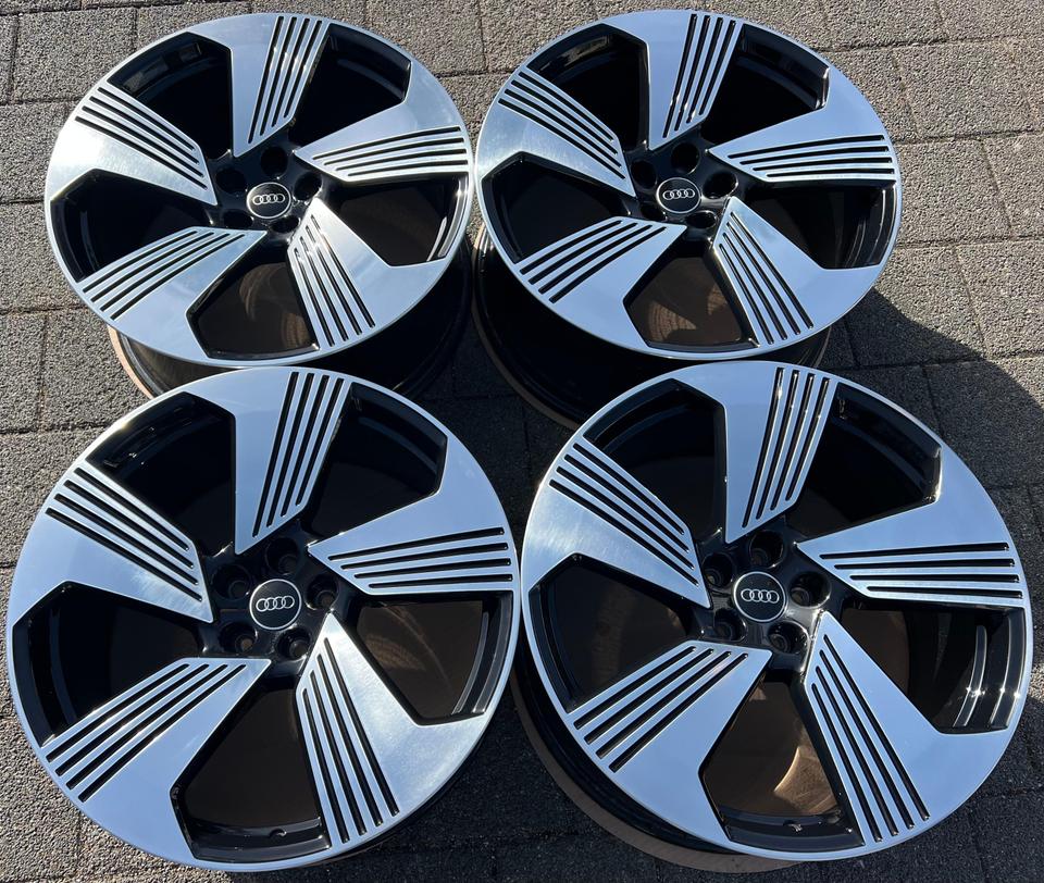 4 ORIGINAL 21" ALUFELGEN AUDI E-TRON & Q8 E-TRON GE GEN 4KE #27AV