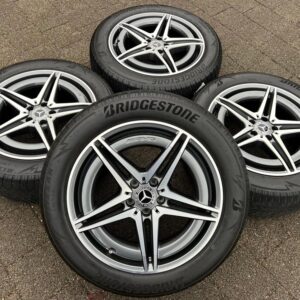4 ORIGINAL 19" ALUFELGEN MERCEDES BENZ EQC 293 8x19 ET34 #24TH