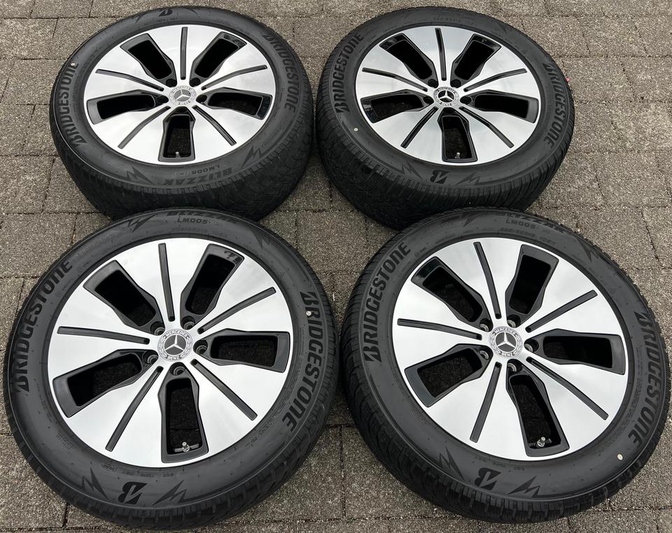 4 ORIGINAL 19" ALUFELGEN MERCEDES BENZ EQC 293 7,5x19 ET34 #216D – Bild 2