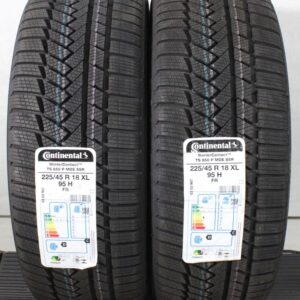 2x 225/45R18 95H CONTINENTAL WINTERREIFEN RUNFLAT 2021 XL #1Y7J