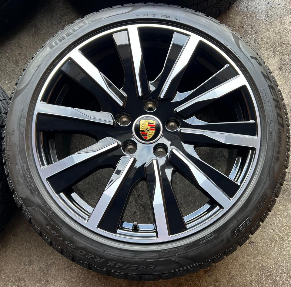 4 ORIGINAL 20" ALU WINTERRÄDER PORSCHE TAYCAN TEQUIPMENT #245F – Bild 3